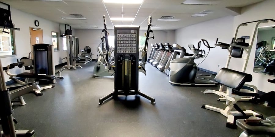 Rec Center Fitness Room View 2