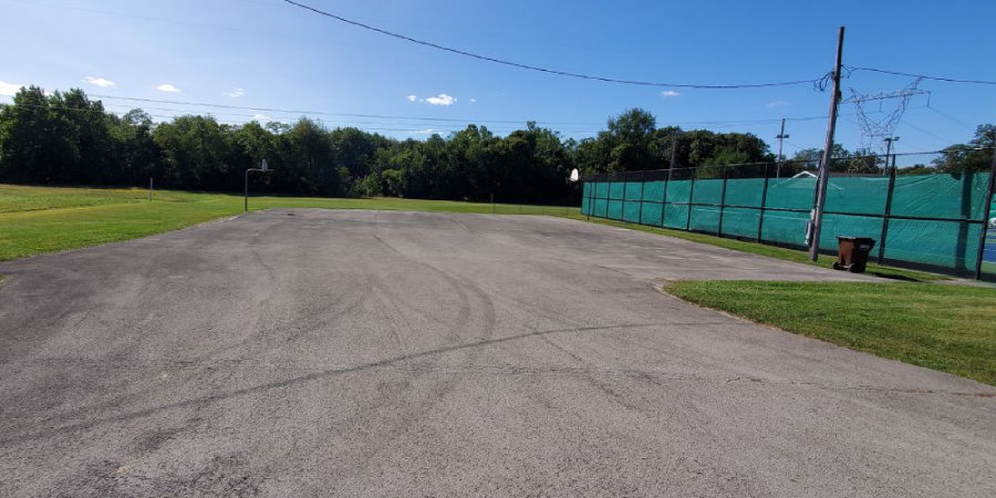 Parking Lot behind the Rec Center