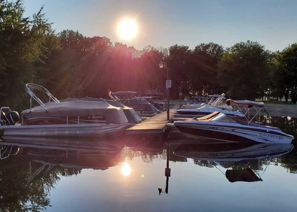 Boat Dock Sunset View