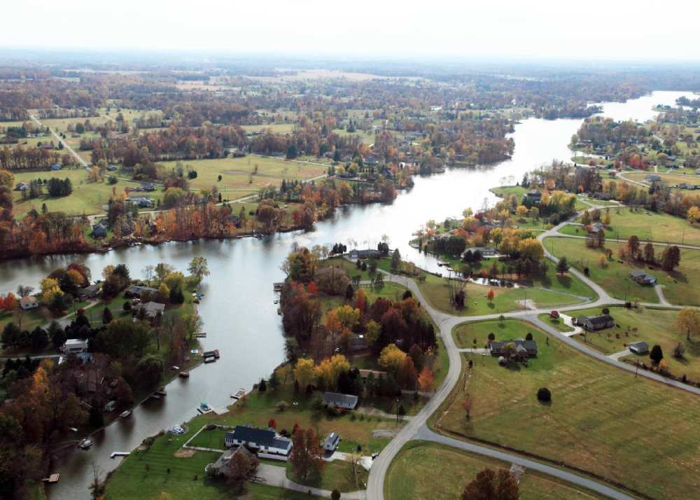 Aerial View of Lake Waynoka